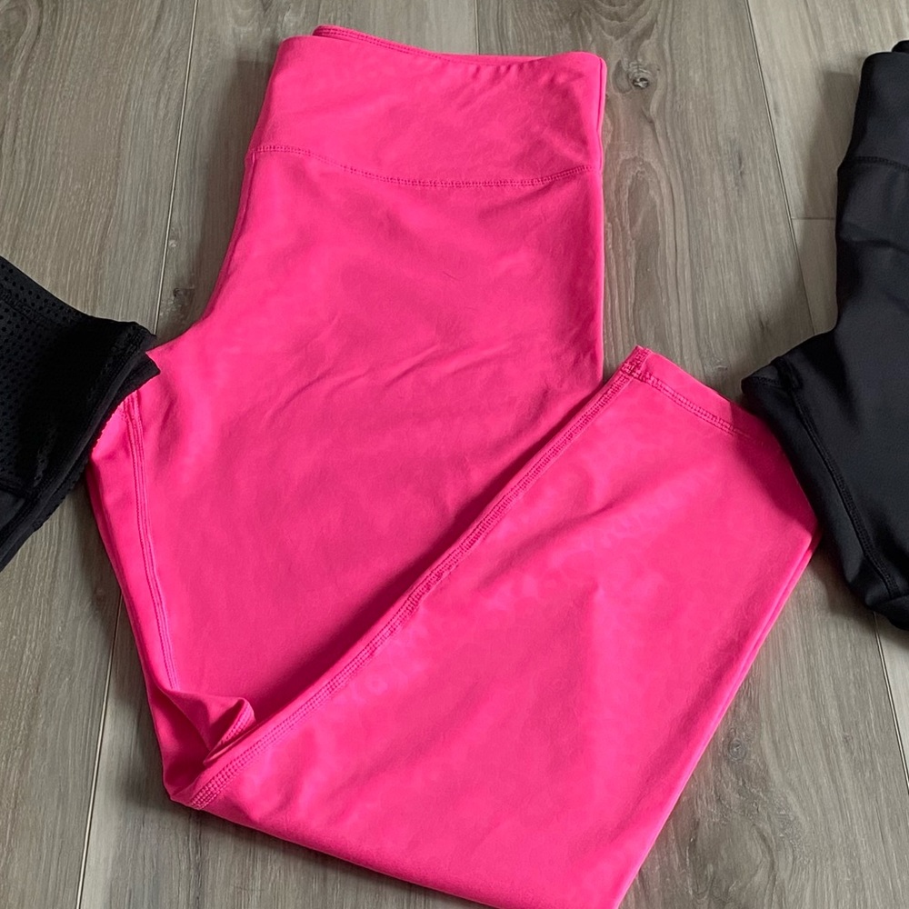 Zyia LNT Leggings Hot Pink Leopard Print